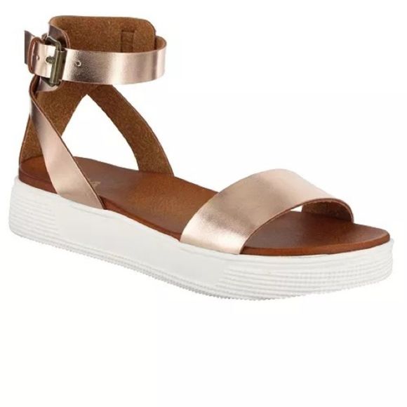 MIA Gold Ellen Sandals Size 8 - Picture 1 of 6